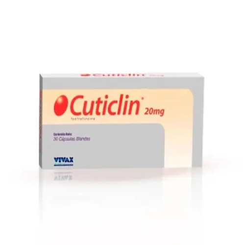 CUTICLIN 20 MG X 30 CAP BLANDAS CALOX VIVAX