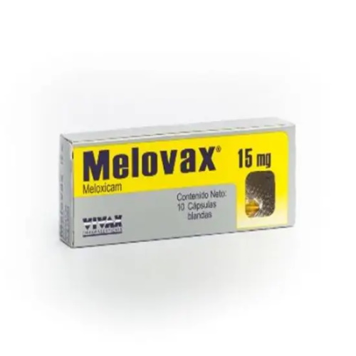 MELOVAX 15 MG X 10 CAP BLANDAS CALOX VIVAX