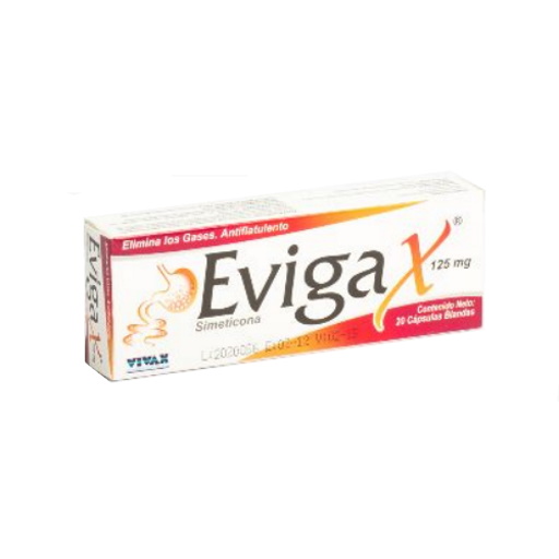 EVIGAX 125 MG X 20 CAP BLANDA CALOX VIVAX