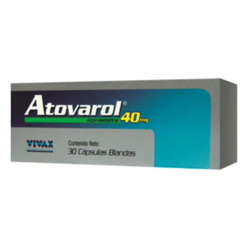 ATOVAROL 40 MG X 30 CAP BLANDAS VIVAX
