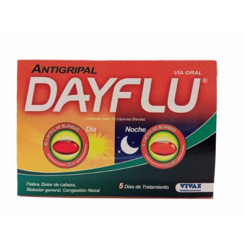 DAYFLU DIA NOCHE X 15 TAB