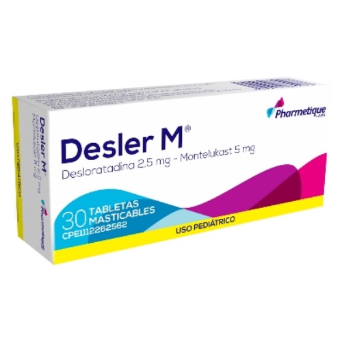DESLER M 2.5/5 MG X 30 TAB MAST PHARMETIQUE