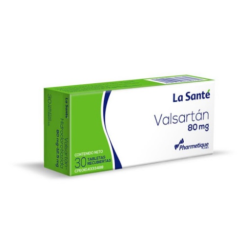 VALSARTAN 80 MG X 30 TAB LA SANTE