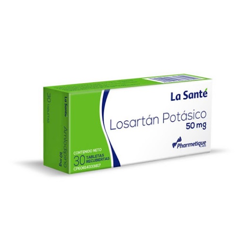 LOSARTAN POT 50 MG X 30 TAB LA SANTE