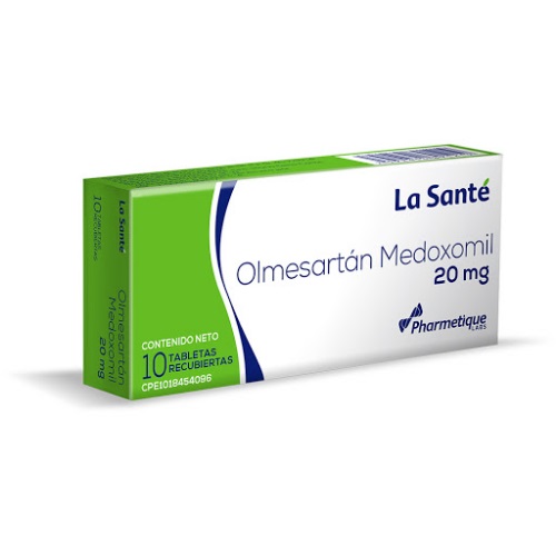 OLMESARTAN  20 MG X 10 TAB LA SANTE