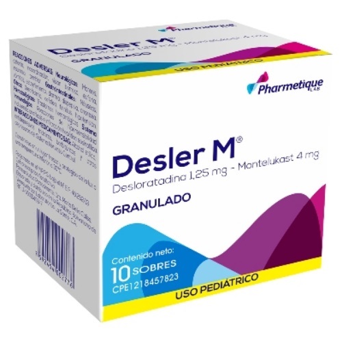 DESLER M 1,25 / 4MG X 10 SOBRES PHARMETIQUE