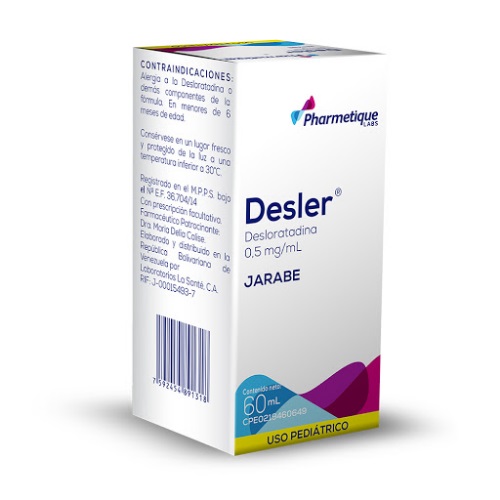 DESLER JBE 0.5 MG / ML X 60 ML PHARMETIQUE