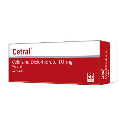 CETRAL 10 MG X 10 TAB SIEGFRIED