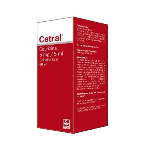 CETRAL JRBE 5MGS/5ML X 60 ML SIEGFRIED