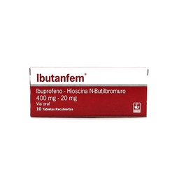 IBUTANFEM 400 MG - 20 MG X 10 TAB REC SIEGFRIED