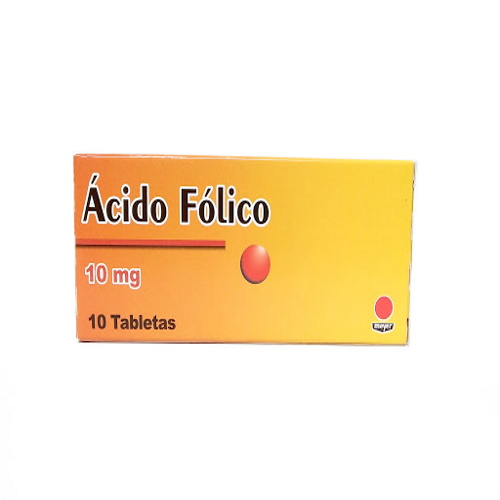 ACIDO FOLICO 10 MG X 10 TAB SIEGFRIED