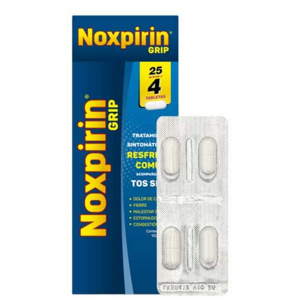 NOXPIRIN GRIP X 4 TAB SIEGFRIED