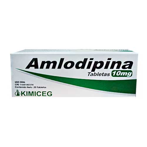 AMLODIPINA 10 MG X 20 TAB KIMICEG