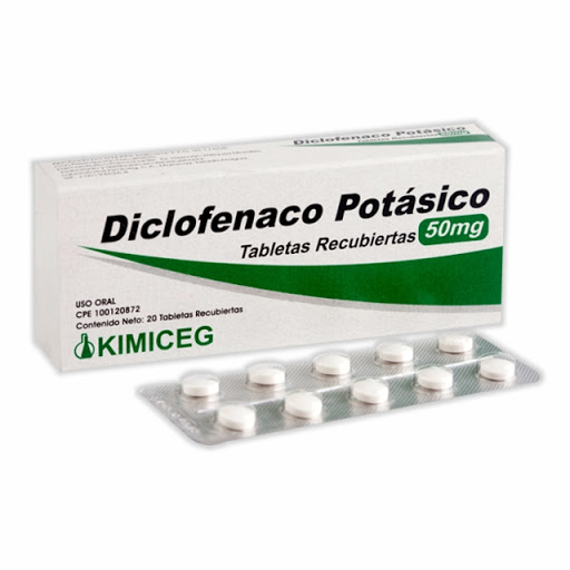 DICLOFENAC POT 50 MG X 20 TAB KIMICEG