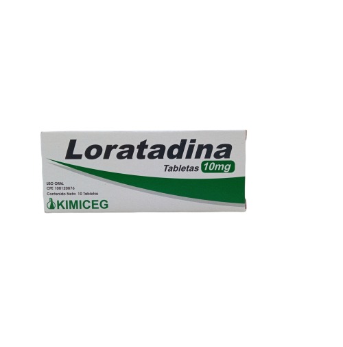 LORATADINA 10 MG X 10 TAB KIMICEG