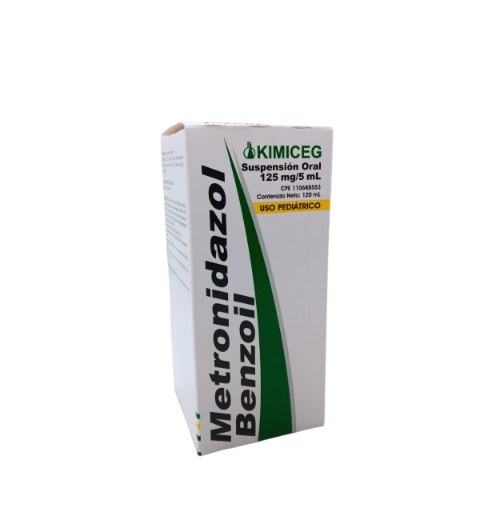 METRONIDAZOL SUSP 125 MG X 120 ML KIMICEG