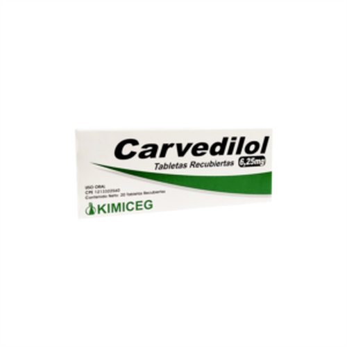 CARVEDILOL 6.25 MG X 20 TAB KIMICEG