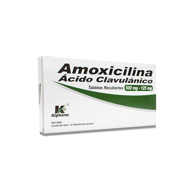 AMOXICILINA + AC CLAVULANICO 500/125 MG X 10 TAB KIMICEG