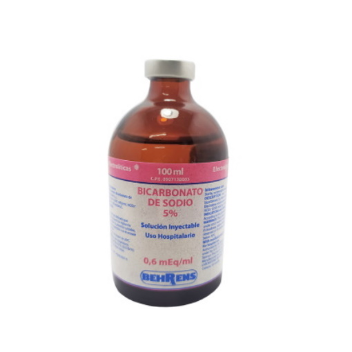 SOLUCION BICARBONATO DE SODIO 5% X 100 ML BEHRENS