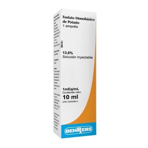 FOSFATO MONOBASICO DE POTASIO 13.6% AMP X 10 ML BEHRENS