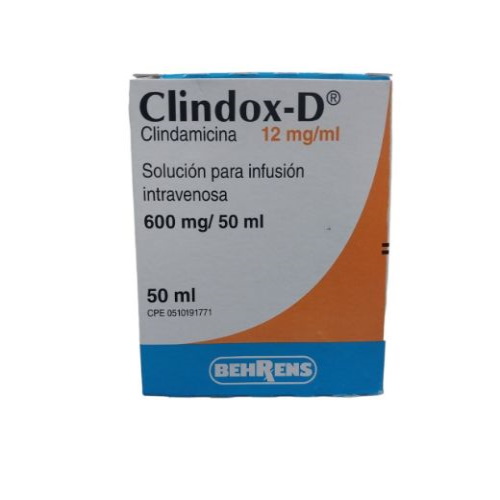 CLINDOX-D AMP IV   600 MG X 50 ML BEHRENS