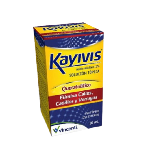 KAYIVIS SOLUC TOP X 10 ML (ACIDOS: SALICILICO,LACTICO,ACETICO)