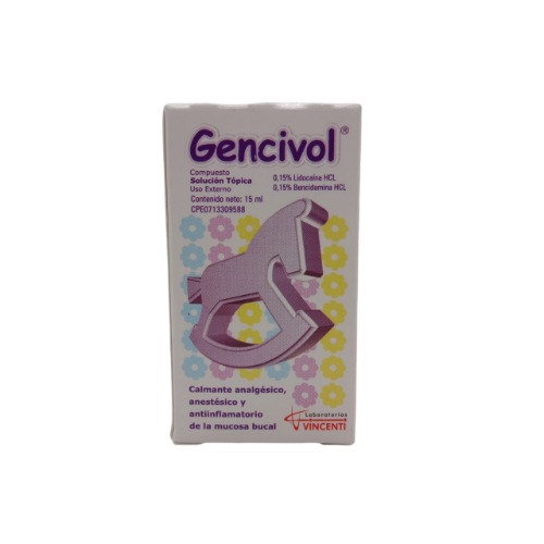 GENCIVOL SOL TOP BUCAL X 15 ML VINCENTI