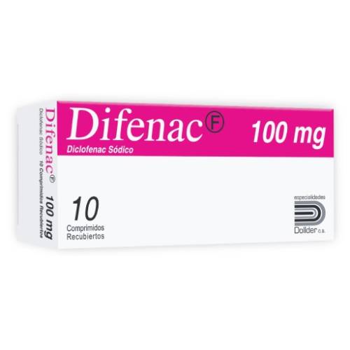 DIFENAC FORT 100 MG X 10 COMP DOLLDER