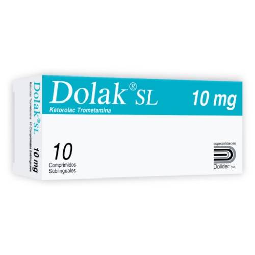 DOLAK SUBLING 10 MG X 10 COMP DOLLDER