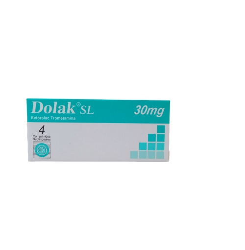 DOLAK SUBLING 30 MG X 4 COMP DOLLDER