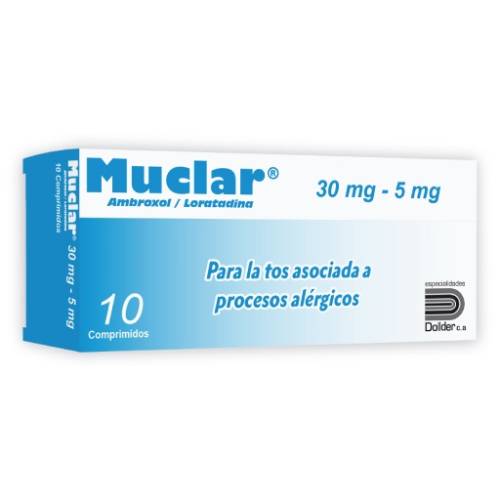 MUCLAR 30/5 MG X 10 COMP DOLLDER