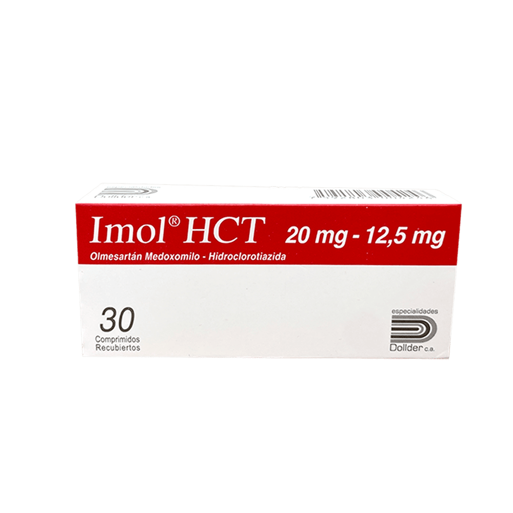 IMOL HCT 20 MG/12.5MG X 30 COMP DOLLDER