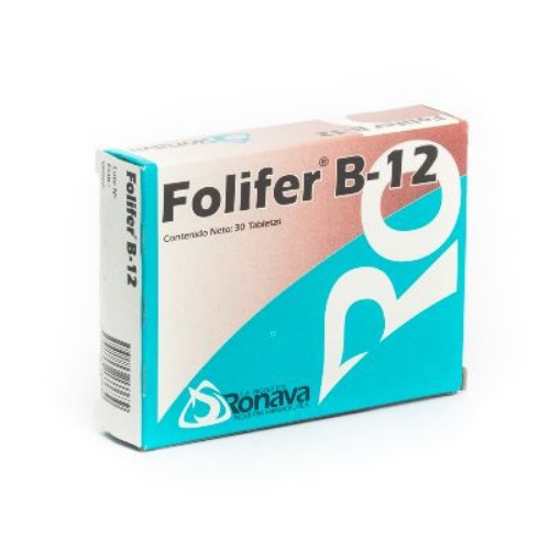 FOLIFER B12 TAB X 30 RONAVA