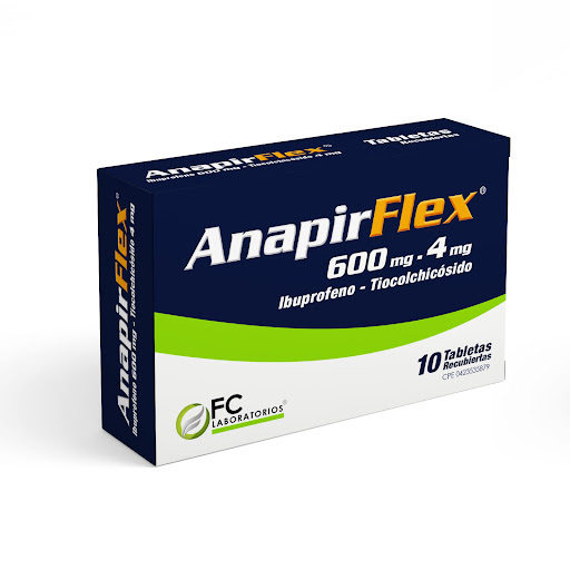 ANAPIRFLEX 600/4 MG X 10 TAB FC LABORATORIOS