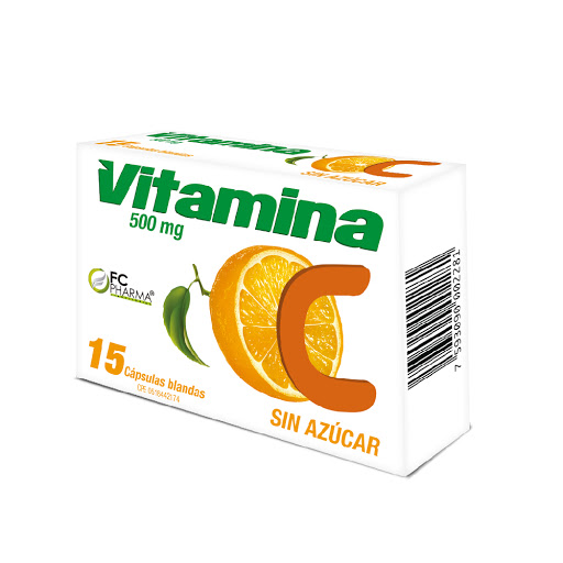 VITAMINA C 500 MG X 15 CAP FC LABORATORIOS