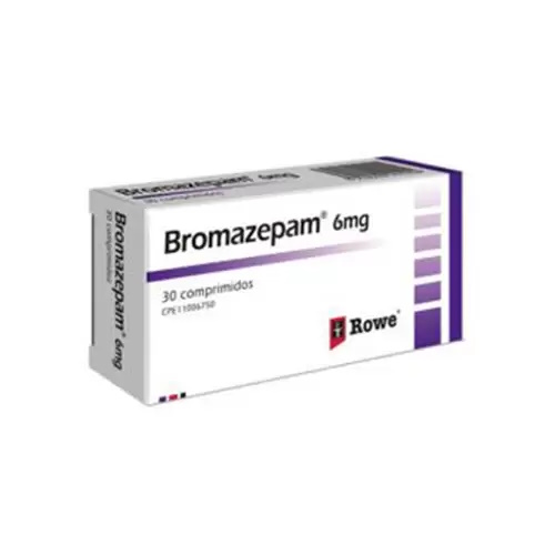 BROMAZEPAM 6 MG X 30 COMP ROWE