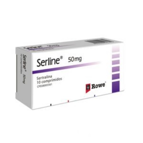 SERLINE 50 MG X 10 COMP