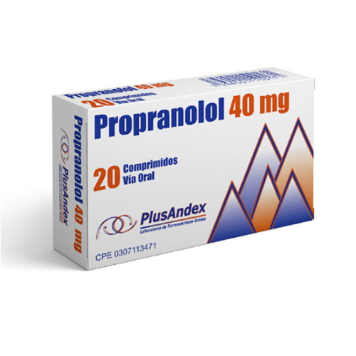 PROPRANOLOL 40 MG X 20 COMP PLUSANDEX