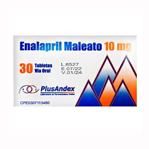 ENALAPRIL 10 MG X 30 TAB  PLUSANDEX