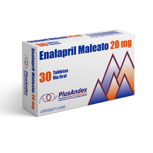ENALAPRIL 20 MG X 30  TAB PLUSANDEX