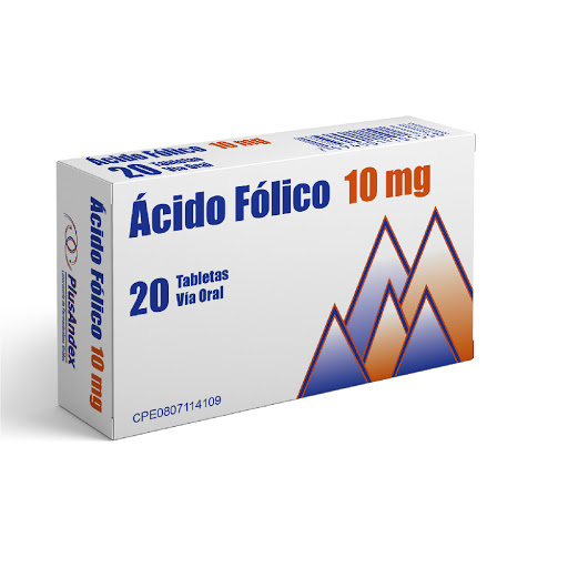 ACIDO FOLICO 10 MG X 20 TAB PLUSANDEX