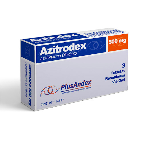 AZITRODEX 500 MG X 3 TAB PLUSANDEX
