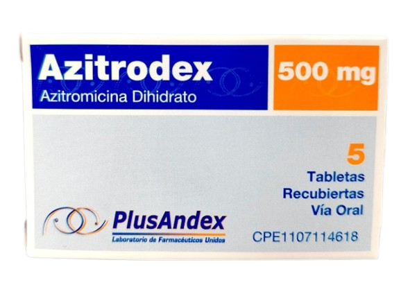 AZITRODEX 500 MG X 5 TAB PLUSANDEX