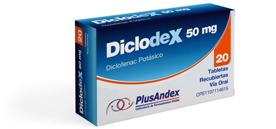 DICLODEX 50 MG X 20 TAB PLUSANDEX