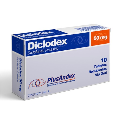 DICLODEX 50 MG X 10 TAB PLUSANDEX