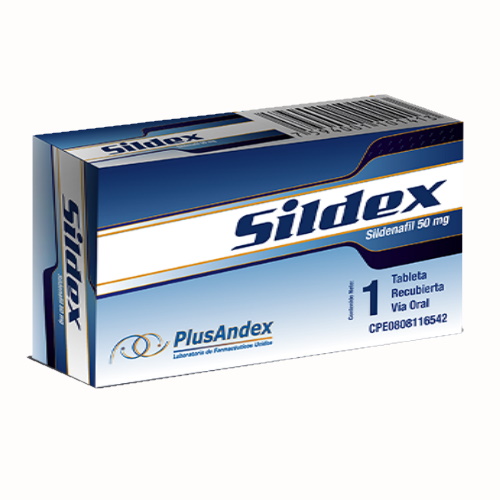 SILDEX 50 MG X 1 TAB PLUSANDEX