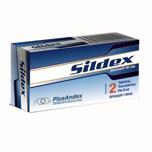 SILDEX 50 MG X 2 TAB PLUSANDEX
