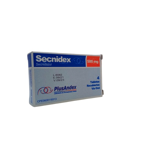 SECNIDEX 500 MG X 4 TAB PLUSANDEX