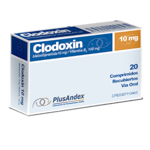 CLODOXIN 10 MG X 10 COMP PLUSANDEX