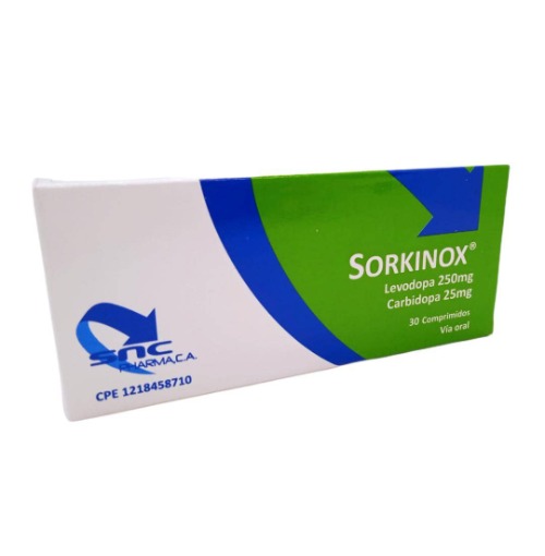 SORKINOX 250 MG - 25 MG X 30 COMP
